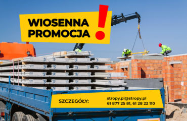 Promocja na materiały budowlane, stropy